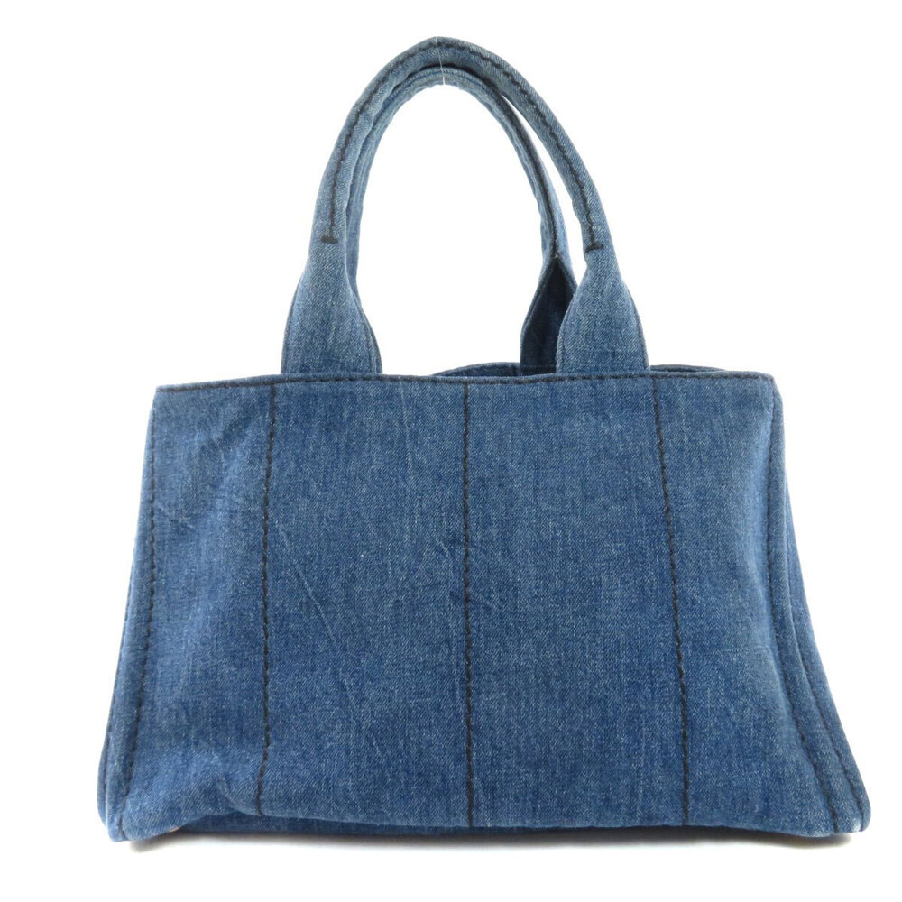 Prada Bag Denim Tote Canapa
